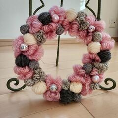 手作りX'masリースの画像