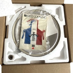 【新品】セブジャパン　重ねぶた式　 アルミ　圧力鍋 6L ガラスぶた、レードル付の画像