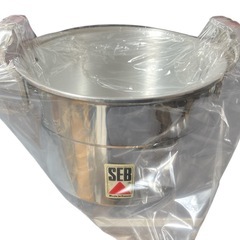 【新品】セブジャパン　重ねぶた式　 アルミ　圧力鍋 6L ガラスぶた、レードル付の画像