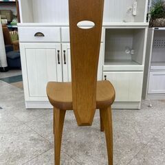 ⭐飛騨の匠工房/shirakawa家具/ダイニングチェア/オシャレなイス/クルミ材イス/No3597⭐の画像