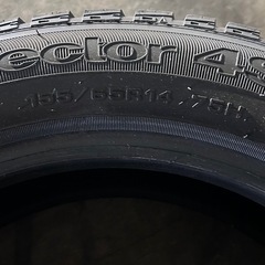 ダンロップ　オールシーズンタイヤ　155/65R14の画像