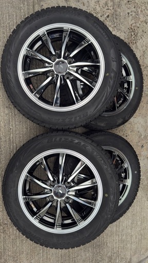 12/12迄【中古】155/65R14 VRX2 BRIDGESTONE 14インチ軽四スタッドレス