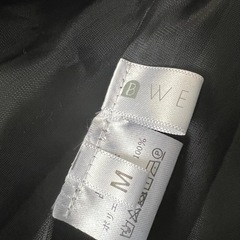 新品ウェアビー ブラック 中綿ダウンジャケット Mサイズの画像