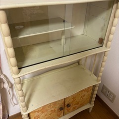 キャビネット　棚　古道具　レトロ　の画像