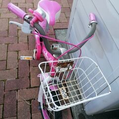 【交渉中】こども用自転車 14インチ 補助輪付きの画像