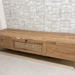 LOWYA テレビ台(幅140センチ)12/13までに引き渡し希望の画像