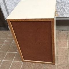 JM20497K) 収納箱＜幅：約30cm 高さ：約45cm 奥行32cm ＞中古品【取りに来られる方限定】　 の画像