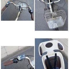  {受付中}🔴⭐️超特価⭐🔴電動自転車 ヤマハ 20インチ 子供乗せ 中古 112802の画像