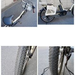  {受付中}🔴⭐️超特価⭐🔴電動自転車 ヤマハ 20インチ 子供乗せ 中古 112802の画像