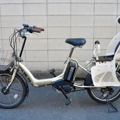  {受付中}🔴⭐️超特価⭐🔴電動自転車 ヤマハ 20インチ 子供乗せ 中古 112802の画像