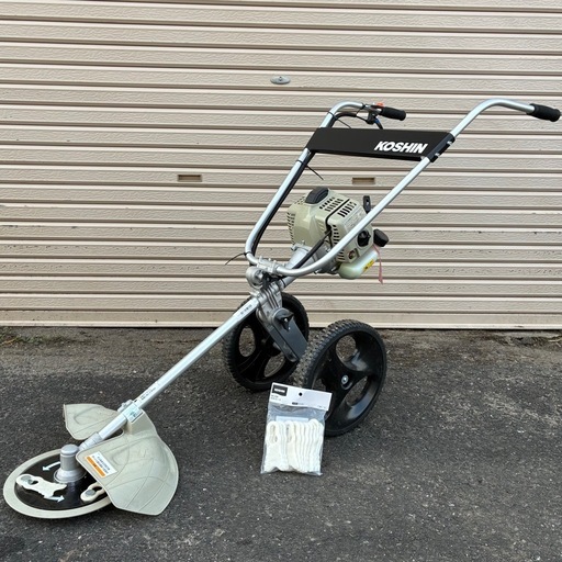 未使用　KOSHIN EFR-26C 工進 手押し式エンジン草刈機　2ストローク 2-STROKE　エンジン KC26-F　ブレード付き(PA-526)