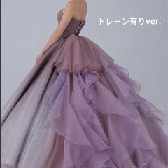 カラードレス ココメロディ 星空ドレス ピンク 結婚式の画像