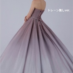 カラードレス ココメロディ 星空ドレス ピンク 結婚式の画像