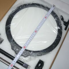 無料配達します🚚①💖インスタ・化粧・web会議に！💖新品💖まぶしくない12インチLEDパネルライト💖①の画像