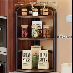 コーナーシェルフ　収納棚　オープンシェルフ　棚　まもなく処分！早期引き取り優先します！の画像