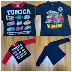 4点セット 長袖Tシャツ 100の画像