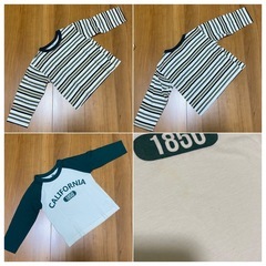 4点セット 長袖Tシャツ 100の画像