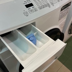 ジャングルジャングル貝塚店　8.0kg  ドラム式洗濯機　アイリスオーヤマ　CDK832  2021年製　乾燥3kg 温水ヒーター　クリーニング済み　中古　リユース　貝塚市　二色浜の画像