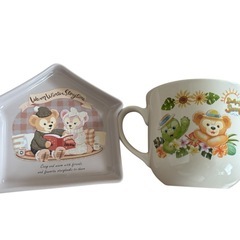 ディズニー　DISNEY SEA　ダッフィー＆フレンズ　マグカップ＆ミニプレートの画像