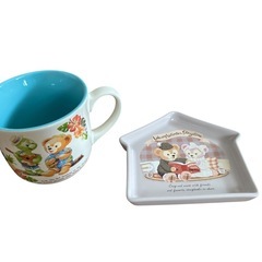 ディズニー　DISNEY SEA　ダッフィー＆フレンズ　マグカップ＆ミニプレートの画像