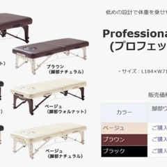 プロ仕様の施術セット　ベッド＋タオルシーツ＋ピローシート　状態良好の画像