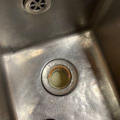 a(7723) ステンレス 2槽シンク 業務用 W750D450H800 二槽 2槽 流し台 厨房 飲食店 店舗用 中古 直接お引き取りも大歓迎 大阪の画像