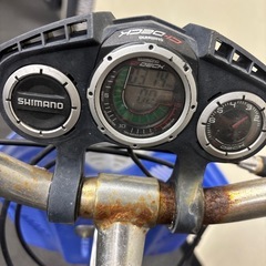 ジャンク　子供用自転車　青　鍵付き　の画像