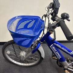ジャンク　子供用自転車　青　鍵付き　の画像