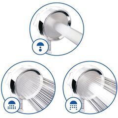 新品・未開封 トレードワン(TRADE ONE) シャワーヘッド エコリフレッシュ 節水効果【最大約55%】 3段階モード ミスト 高水圧 ホワイトの画像