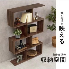 【決まりました】ディスプレイラック オープンラック ブラウンの画像