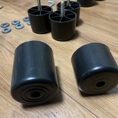 【新品】チェア脚、8本、高さが2種類の画像