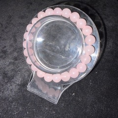 ローズクォーツ8mmブレスレット☪️16cmの画像