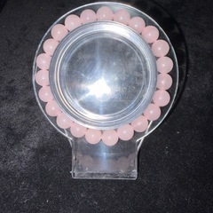 ローズクォーツ8mmブレスレット☪️16cmの画像