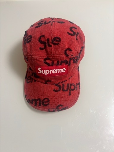 SUPREMEデカロゴ帽子