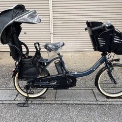 ❗️バッテリー新品キャンペーン❗️ ❣️バッテリー新品キャンペーン❣️  試乗🉑新車仕上げ⭐️中古子供乗せ電動自転車 ヤマハPASキス ブリヂストンアンジェリーノの画像