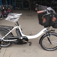 ❗️バッテリー新品キャンペーン❗️ ❣️バッテリー新品キャンペーン❣️  試乗🉑新車仕上げ⭐️中古子供乗せ電動自転車 ヤマハPASキス ブリヂストンアンジェリーノの画像