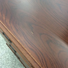 【英国アンティークのクラシカルで温かみを感じる風合い】3段チェスト 私の部屋　チェルシーシリーズ　アンティーク　クラシカル　チェスト ローチェスト タンス 衣類収納：ブラウンの画像