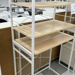 ★リユースのサカイ千葉中央店★  レンジ台 ブラウン H170×D45×W80 クリーニング済み TC5616の画像