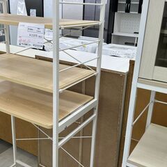 ★リユースのサカイ千葉中央店★  レンジ台 ブラウン H170×D45×W80 クリーニング済み TC5616の画像