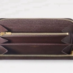 新品・未使用　LOUISVUITTON ダミエ柄 長財布 ファスナーの画像