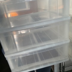 クローゼット収納　三段　中古の画像