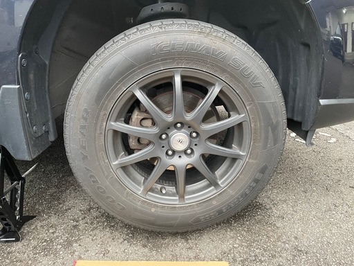 GOODYEAR icenavi suv 215/70R16 スタッドレスタイヤ+ホイールセット　中古ですが溝あり実用問題なし　フォレ