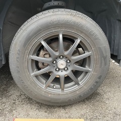 GOODYEAR icenavi suv 215/70R16 スタッドレスタイヤ+ホイールセット　中古ですが溝あり実用問題なし　フォレスター、アウトランダー等にの画像