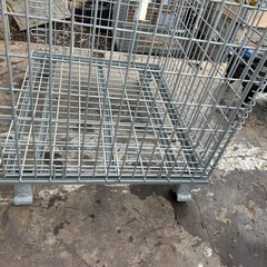 メッシュパレット　鉄カゴ　