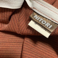 ニトリ　座布団カバー　4枚の画像