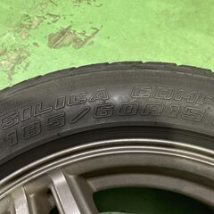 中古　スタッドレスタイヤ+アルミホイールセット　185/60R15の画像