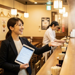 【訪問採用】簡単・未経験OK！主婦学生も歓迎！飲食店に設定をサポートする担当者募集！の画像