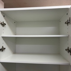 【ジャングル深井店】★食器棚 ホワイト 収納家具 家具 堺市（中区 堺区 東区 西区 南区 北区）和泉市 河内長野市 富田林市 松原市 狭山市 深井 【FU3001】の画像