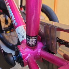 d-bike MASTER+ 16 ピンク 16インチ 幼児用自転車の画像