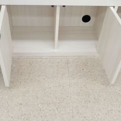 ★リユースのサカイ高崎店★TJ13506 山善 マルチTVラック ベージュ H130×D29×W120 クリーニング済み									の画像